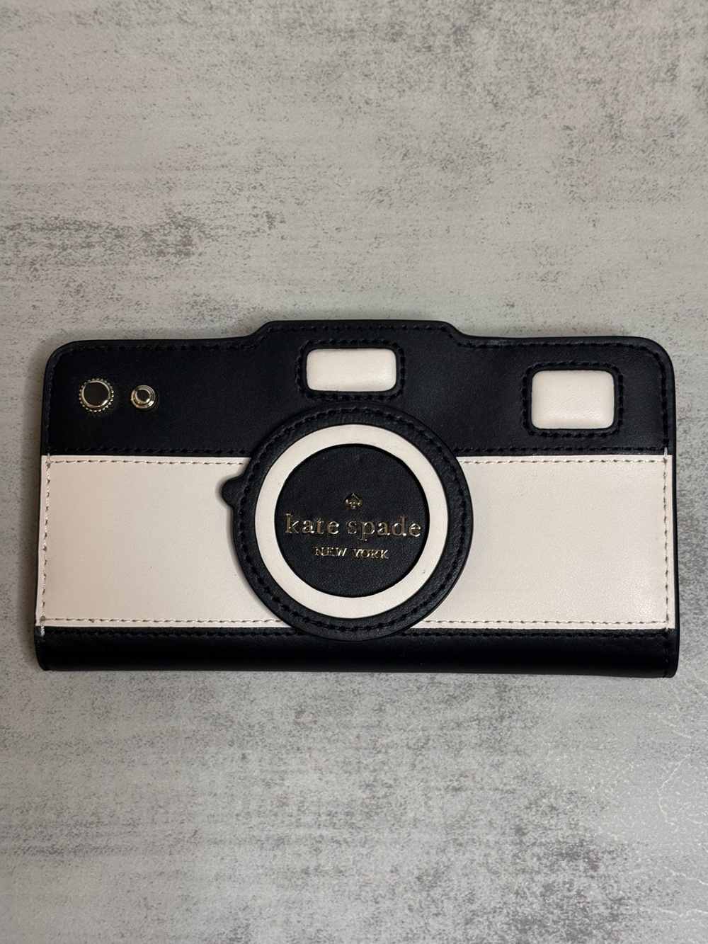 Kate Spade Oh Snap Camera Large Slim Bifold Wallet